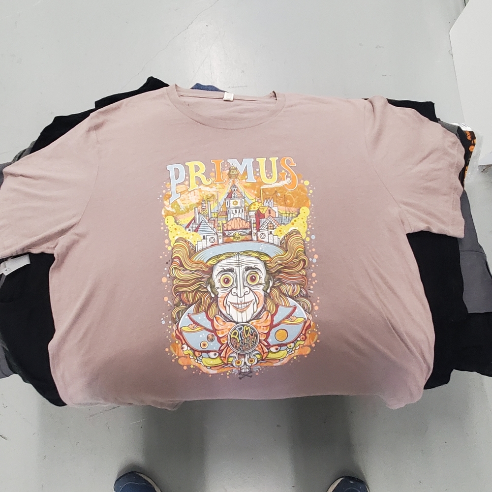 Primus concert T-shirt. (It Is Pretty Loose Fitted abd Kind Of Beat Up.)